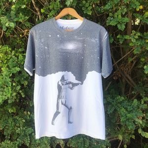 Mustache 3R Gade Star Wars Stormtrooper Tee M